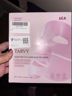 Tracy Pink Rose Collagen Jelly Gel Masks set of 6 -Sealed